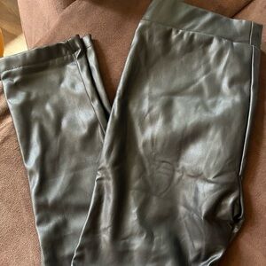 Emma and Jean faux leather leggings size7